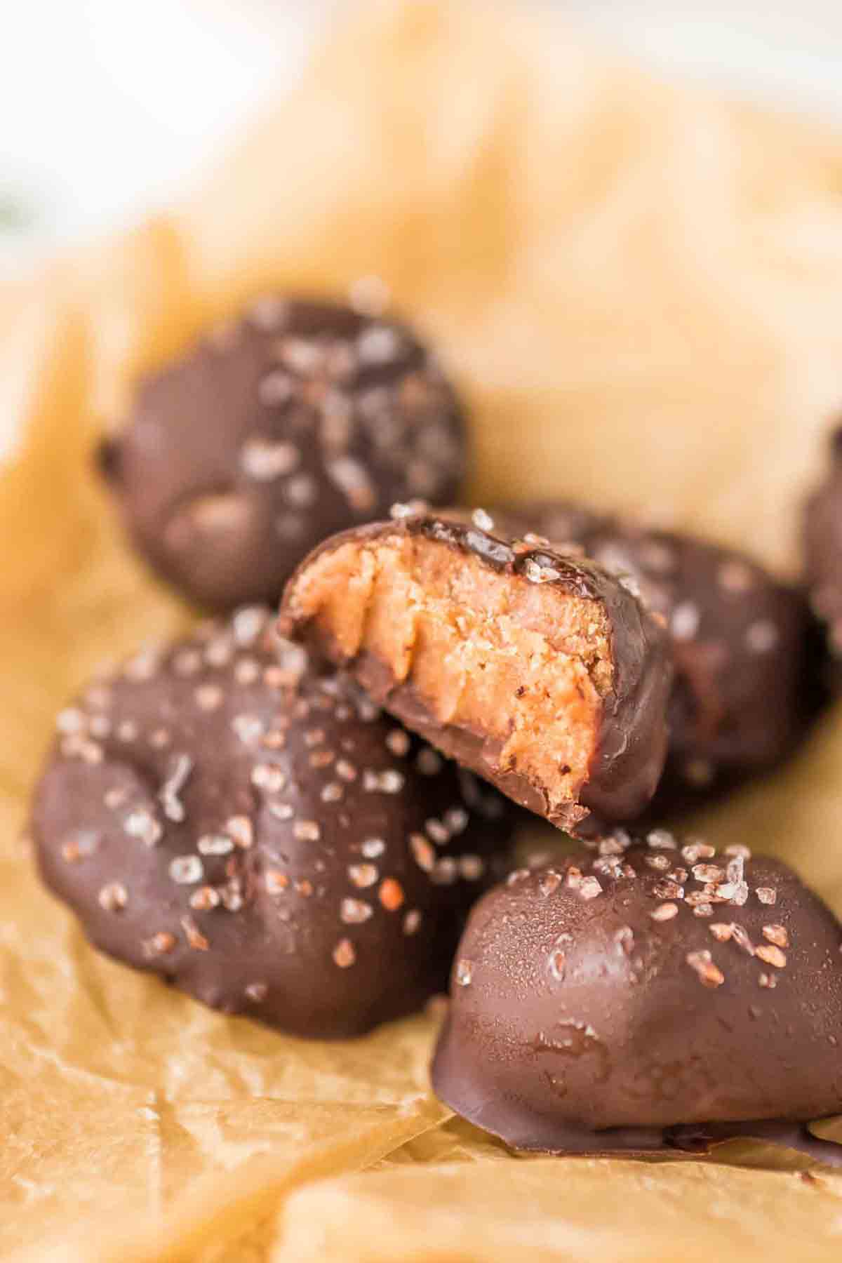 Vegan tahini Chocolate Truffle recipe