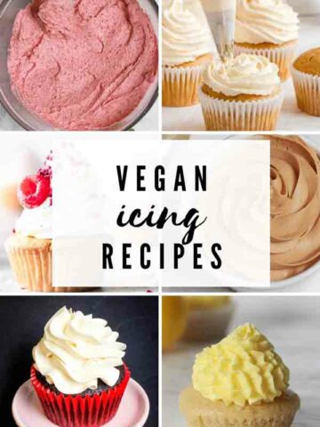 Thumbnail Image Of Vegan Icing Recipes Collage