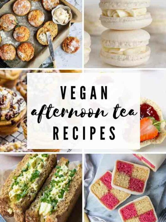 Vegan Afternoon Tea Recipes Thumbnail Image