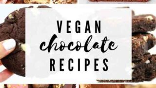Vegan Chocolate Desserts Thumbnail Collage