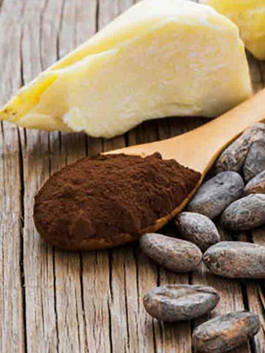 Vegan Cocoa Butter, Powder And Beans