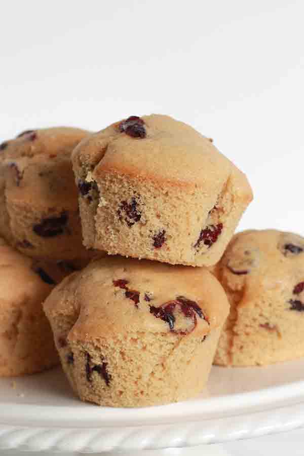 Vegan Cranberry Muffins
