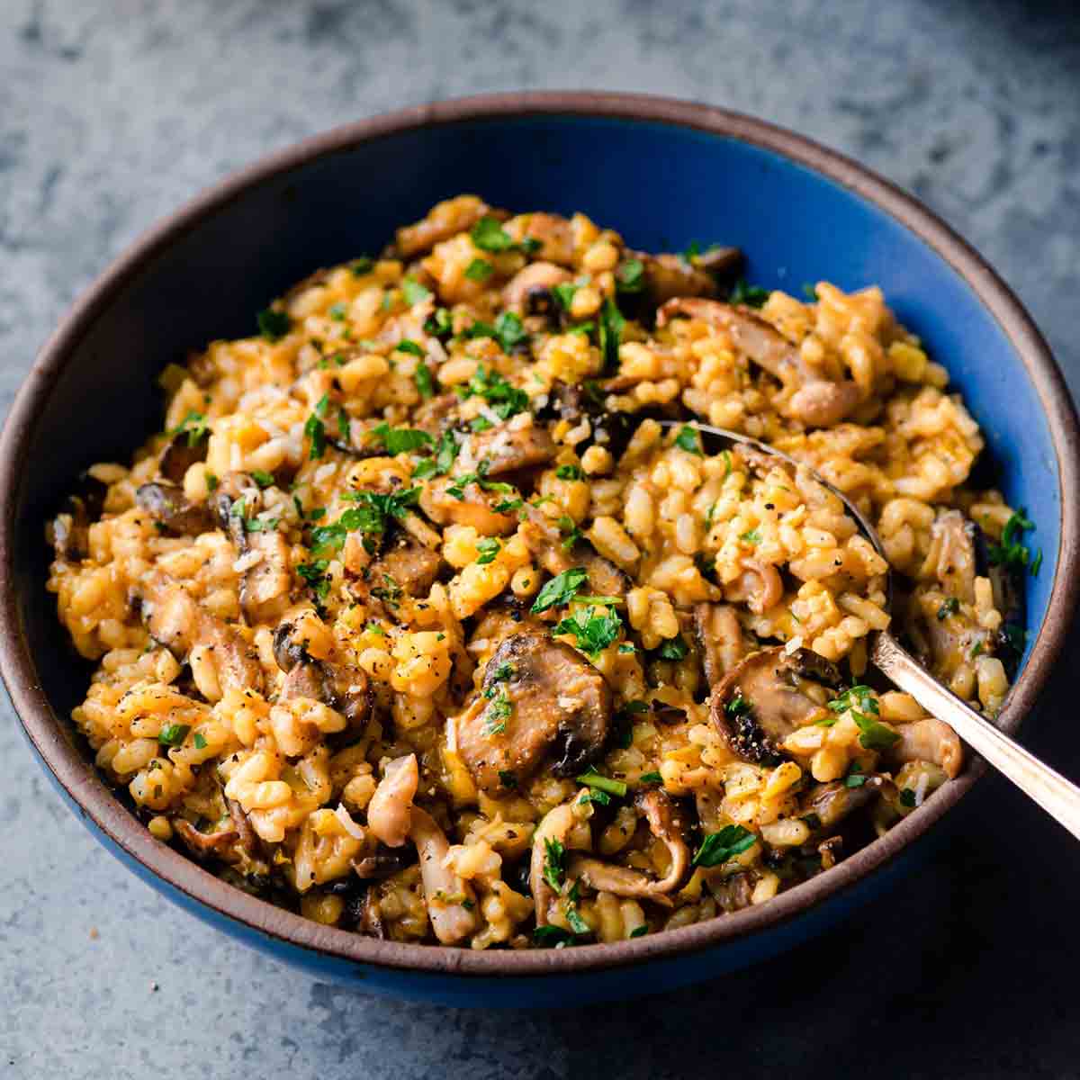 Vegan Mushroom Risotto