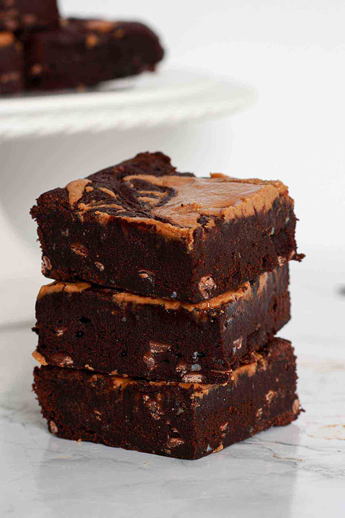 Vegan Peanut Butter Brownies