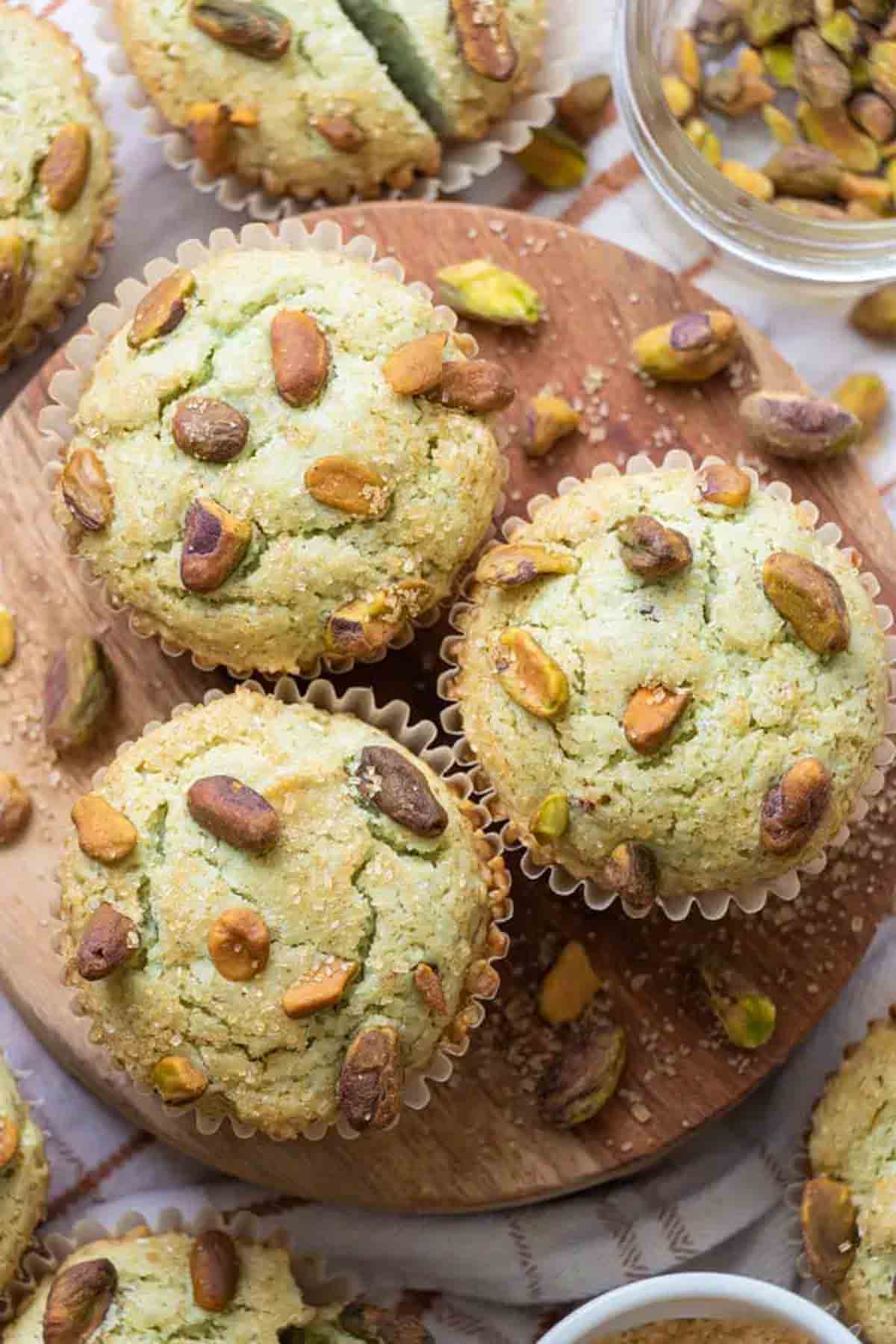 Vegan Pistachio Muffins
