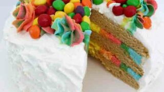 Vegan Rainbow Cake Thumbnail Image