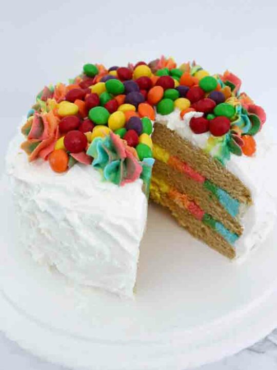 Vegan Rainbow Cake Thumbnail Image