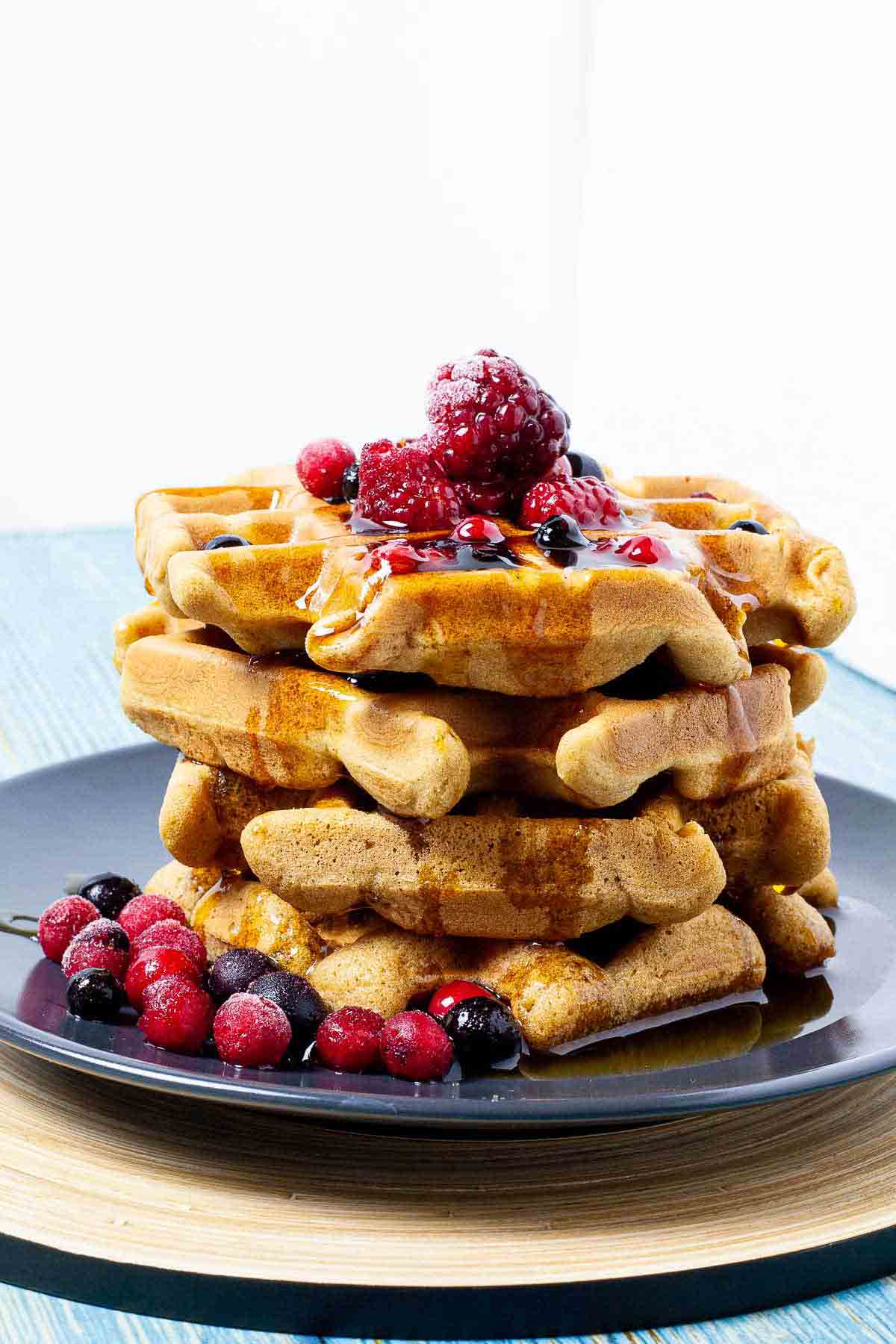 Vegan Red Lentil Waffles