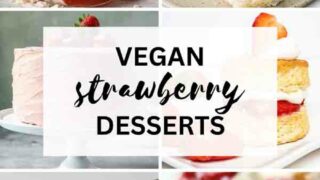 Vegan Strawberry Dessert Recipes Thumbnail Image