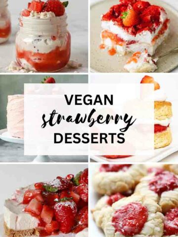 Vegan Strawberry Dessert Recipes Thumbnail Image