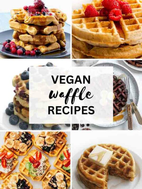 Vegan Waffle Recipes Thumbnail Image