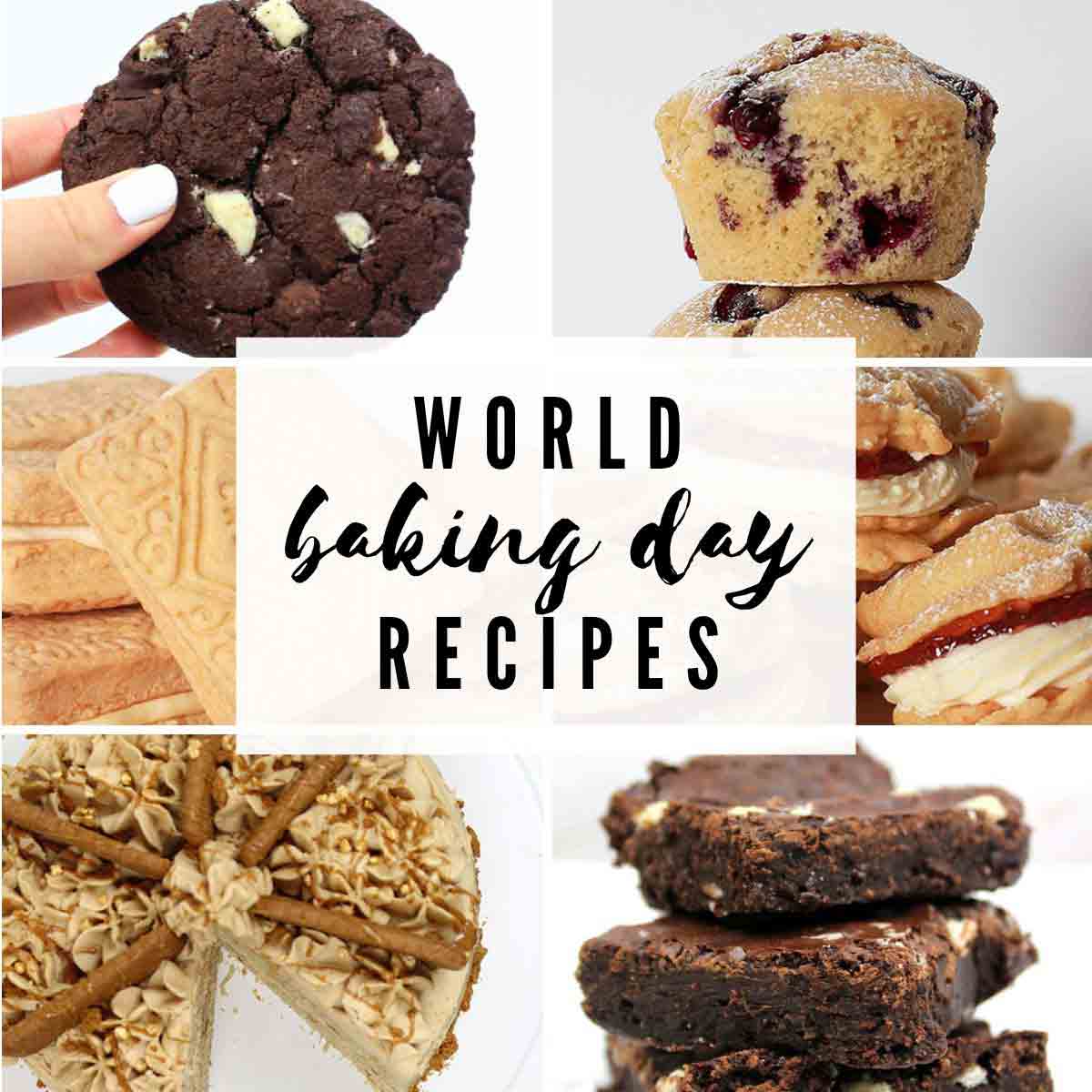 World Baking Day Image Collage Of Desserts