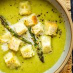 Aparagus Soup For Vegan Easter Dinner