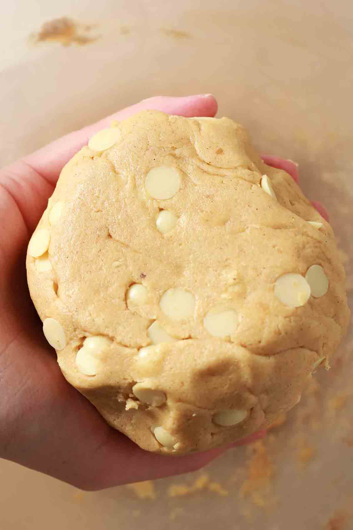 Ball Of Biscoff Cookie Dough