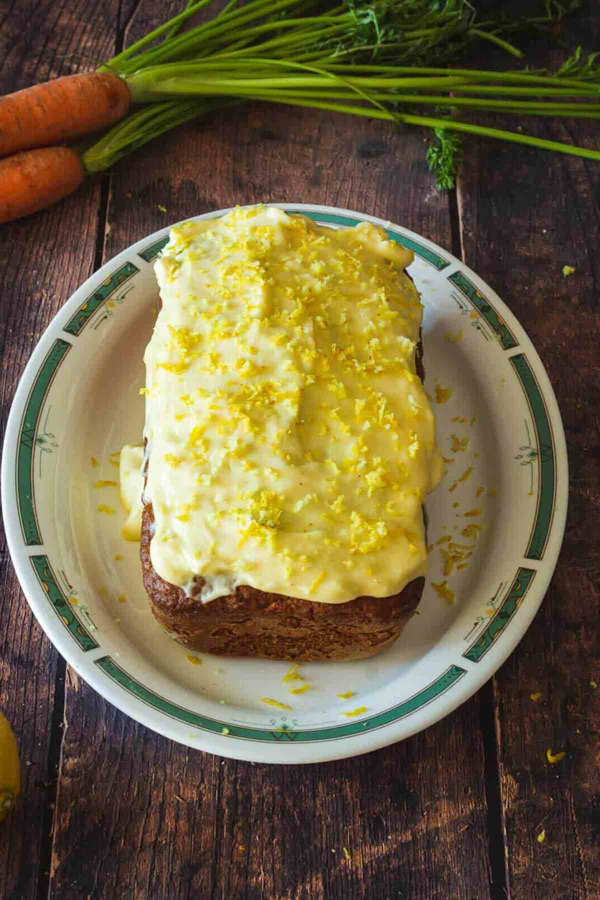 Carrot Loaf Cake Vegan