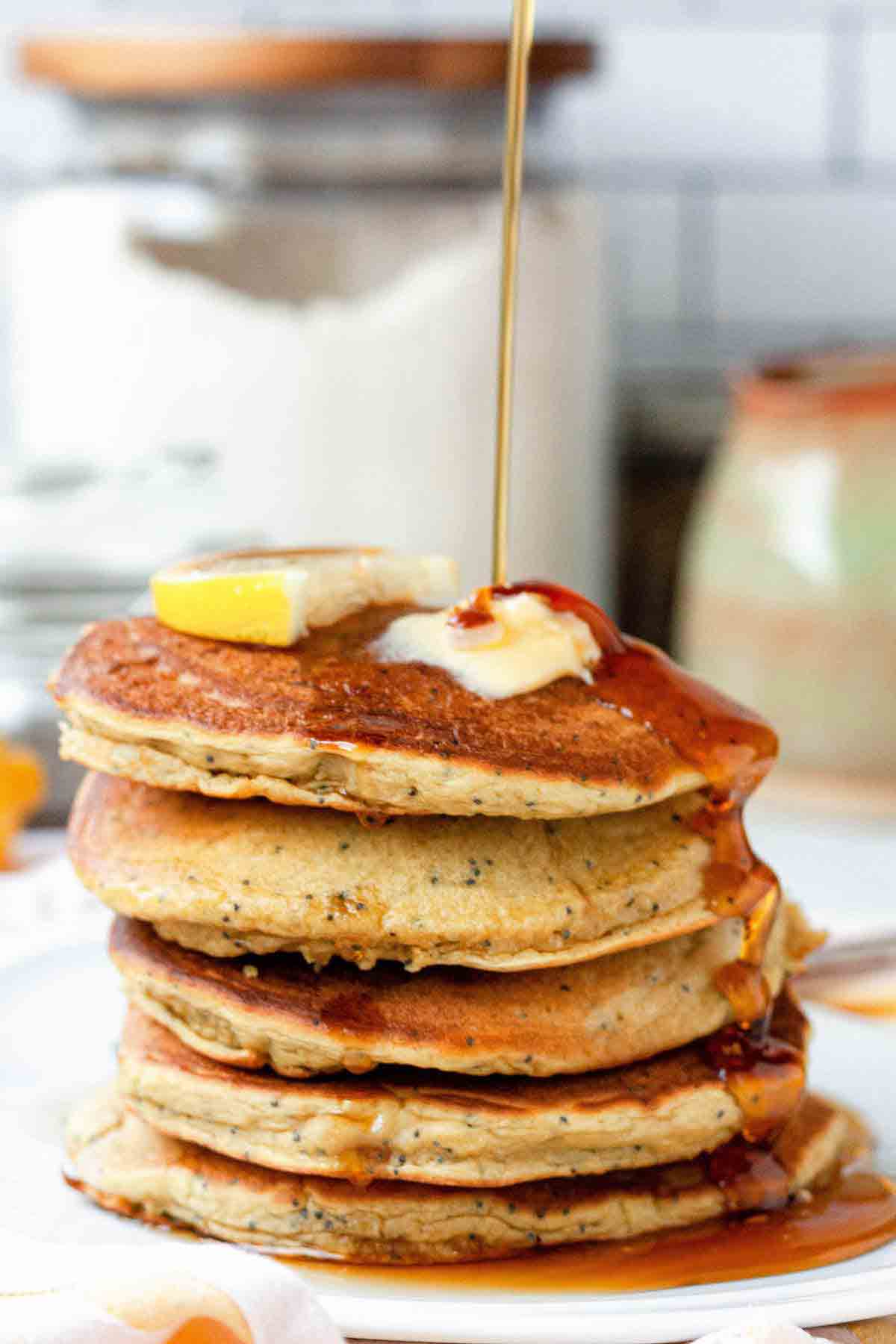 Lemon Poppyseed Pancakes