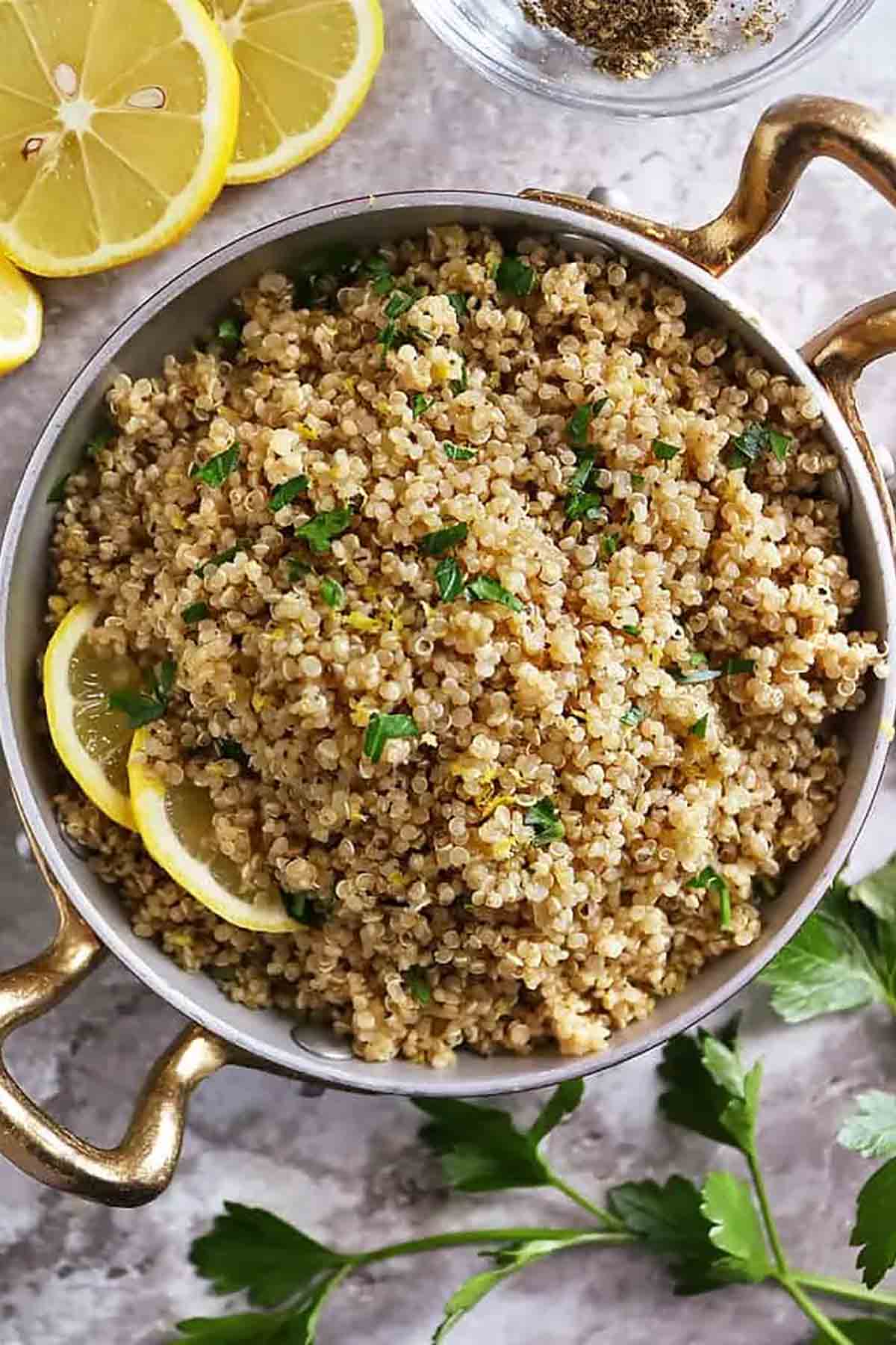 Lemon Zaatar Quinoa