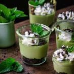 Mint Chocolate Cheesecakes
