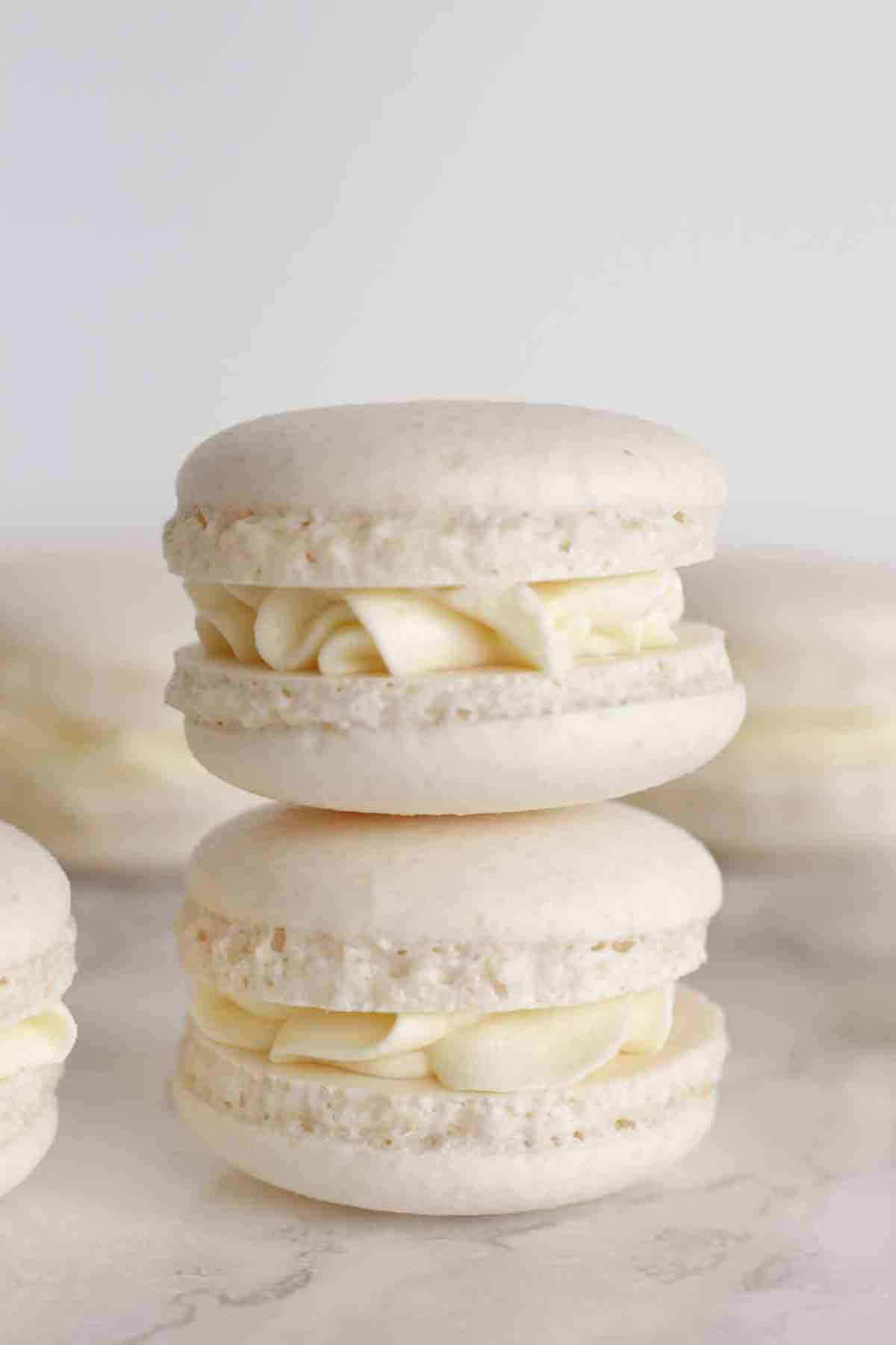 Stack Of 2 Vegan Macarons