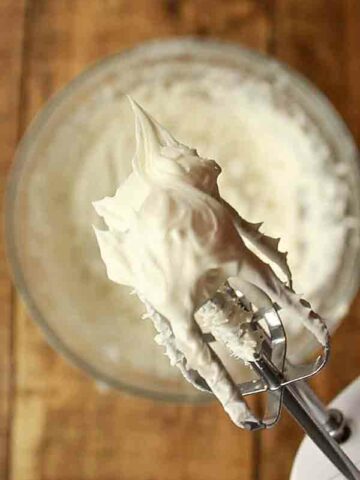 Thumbnail Image Of Vegan Cheesecake Filling On The End Of A Whisk