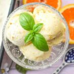 Vegan Summer Desserts Orange Ice Cream