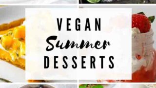Vegan Summer Desserts Thumbnail Collage