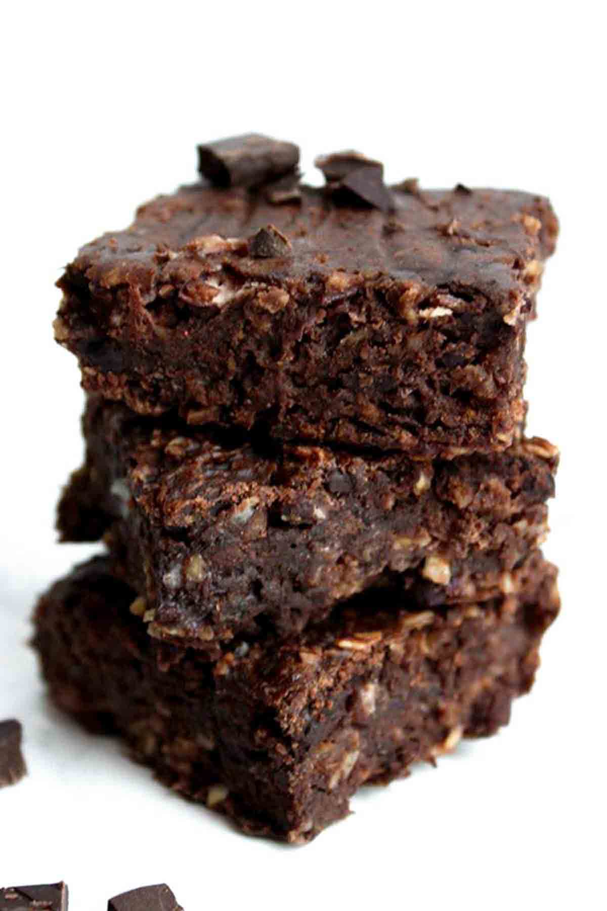 3 No Oil Black Bean Brownies