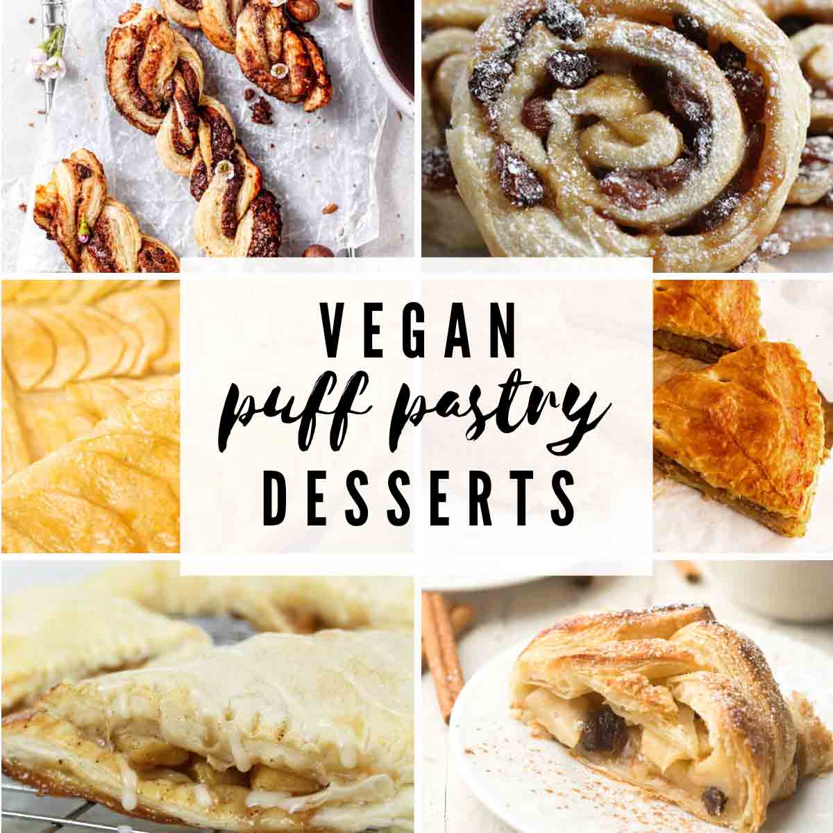 6 Images Of Vegan Desserts With Puff Pastry