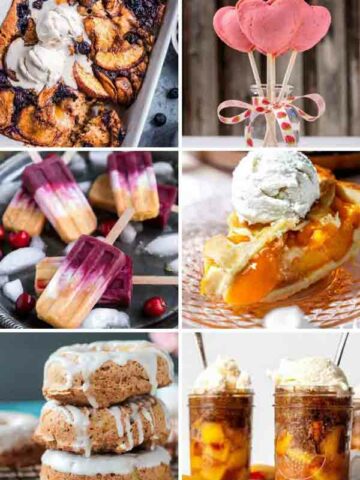 6 Images Of Vegan Peach Desserts