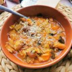 Tuscan Minestrone With Orzo Pasta