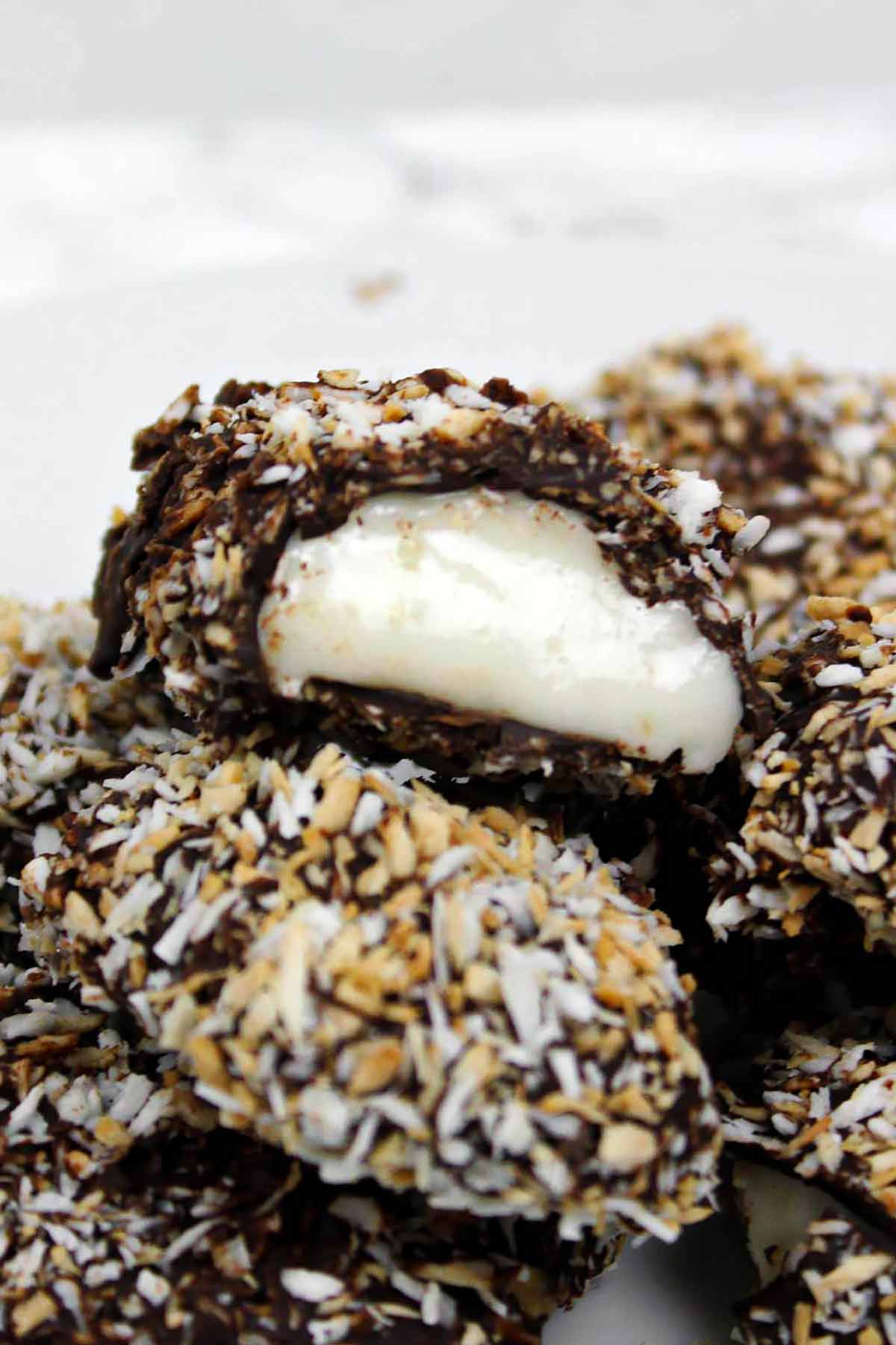 Bars Of Scottish Macaroon On A Plate