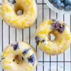Blueberry Lemon Donuts