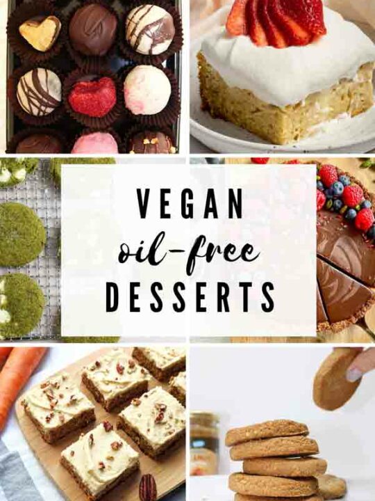 Thumbnail Image Of Vegan Oil Free Desserts Collage