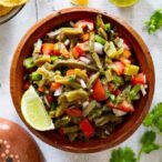 Ensalada De Nopales Vegan Vegetarian Cinco De Mayo Recipe