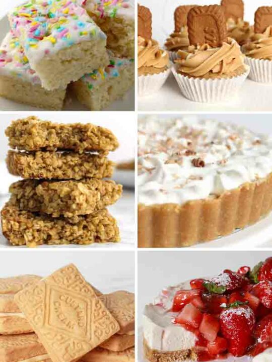 Image Collage Of Vegan Desserts Without Chocolate