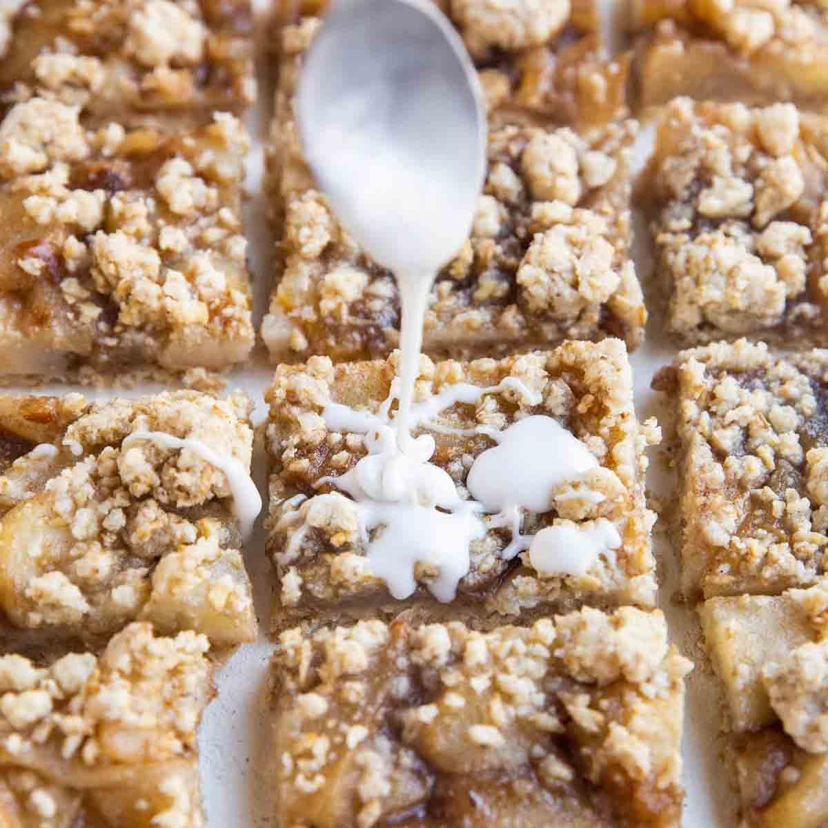 Pear Crumb Bars