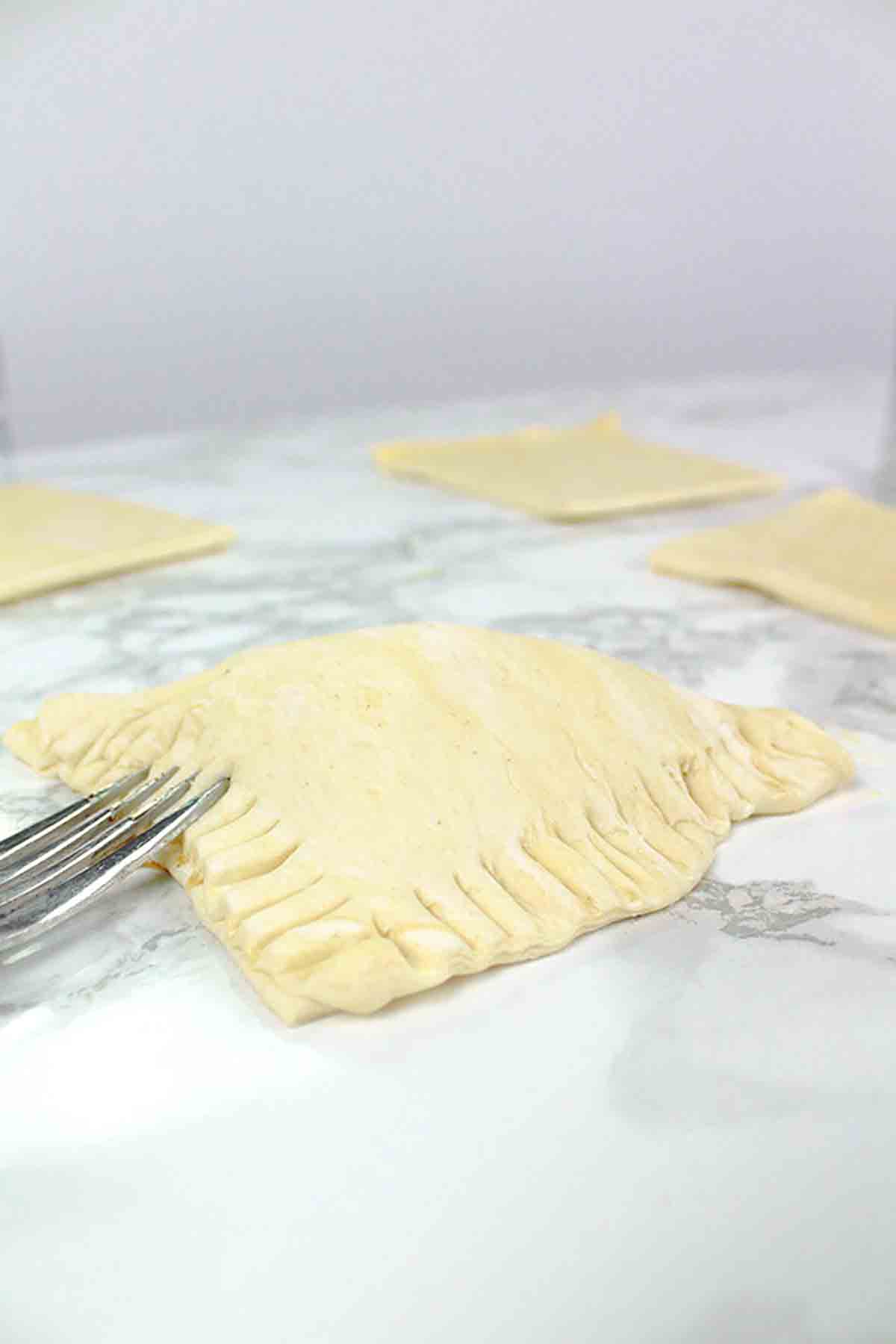 Sealing The Turnover Pastry