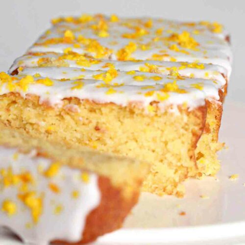 Vegan Orange Drizzle Loaf Cake With Icing - BakedbyClo | Vegan Dessert Blog