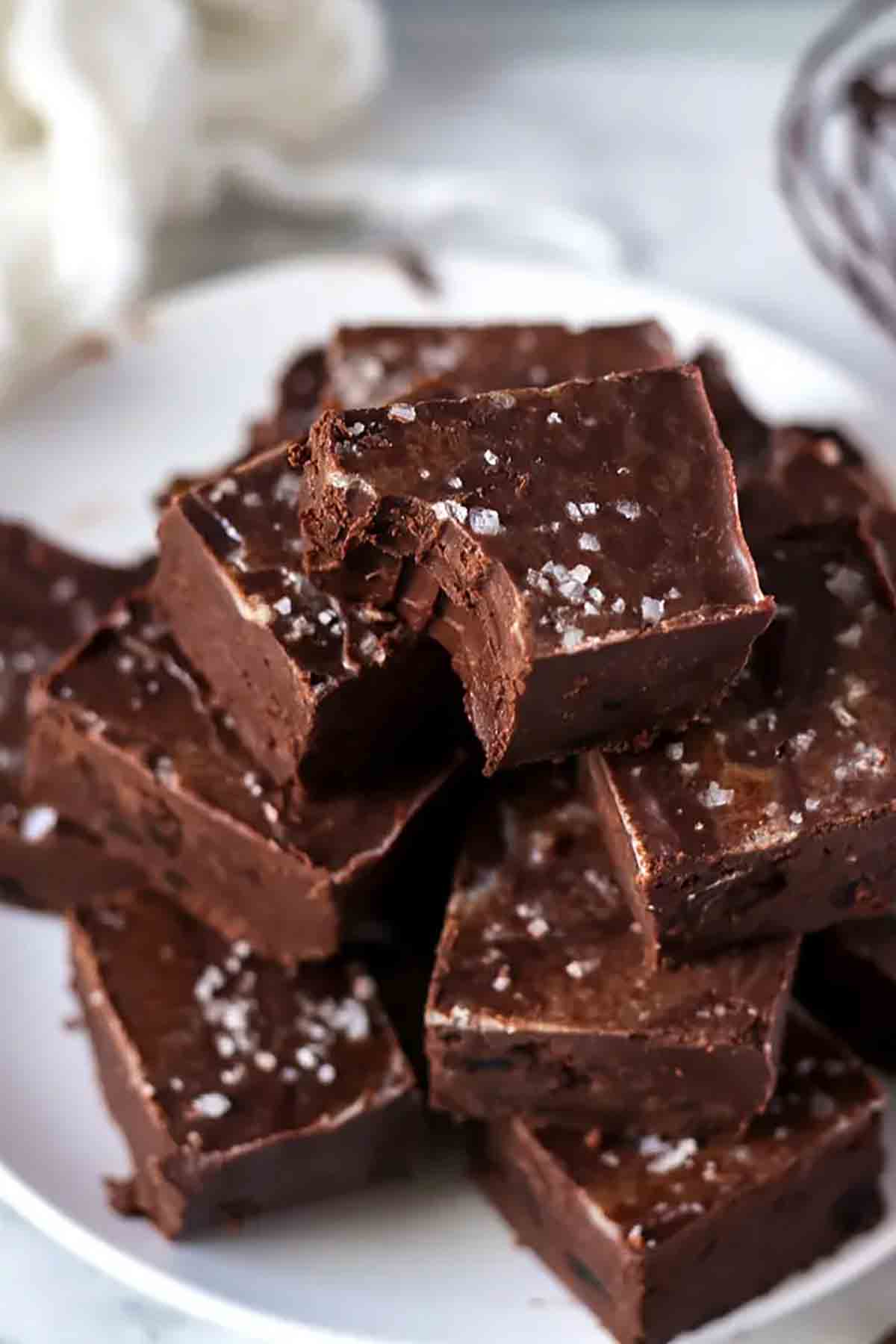 Vegan Chocolate Date Fudge