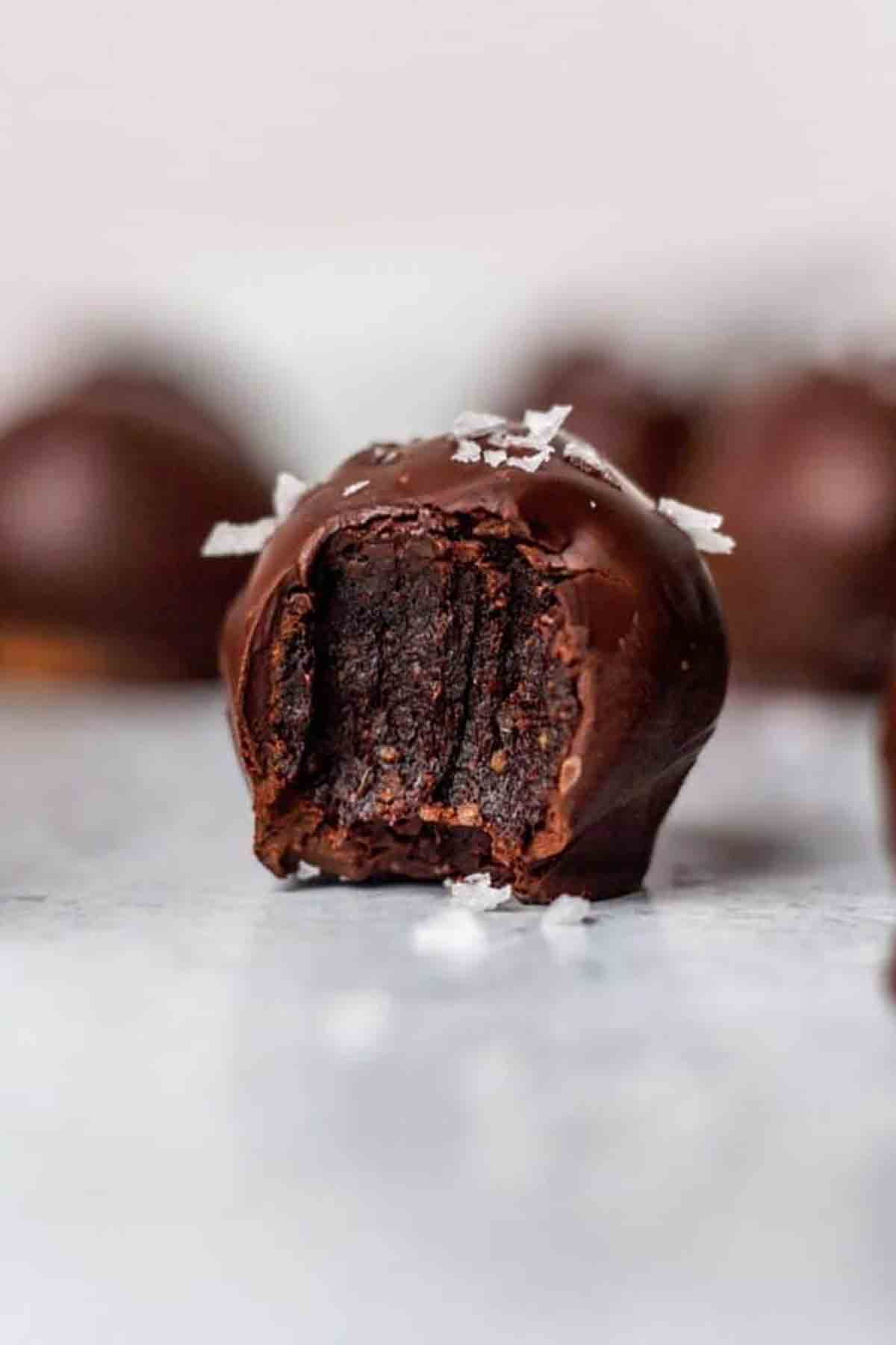Vegan Chocolate Truffles Sweetened With Dates