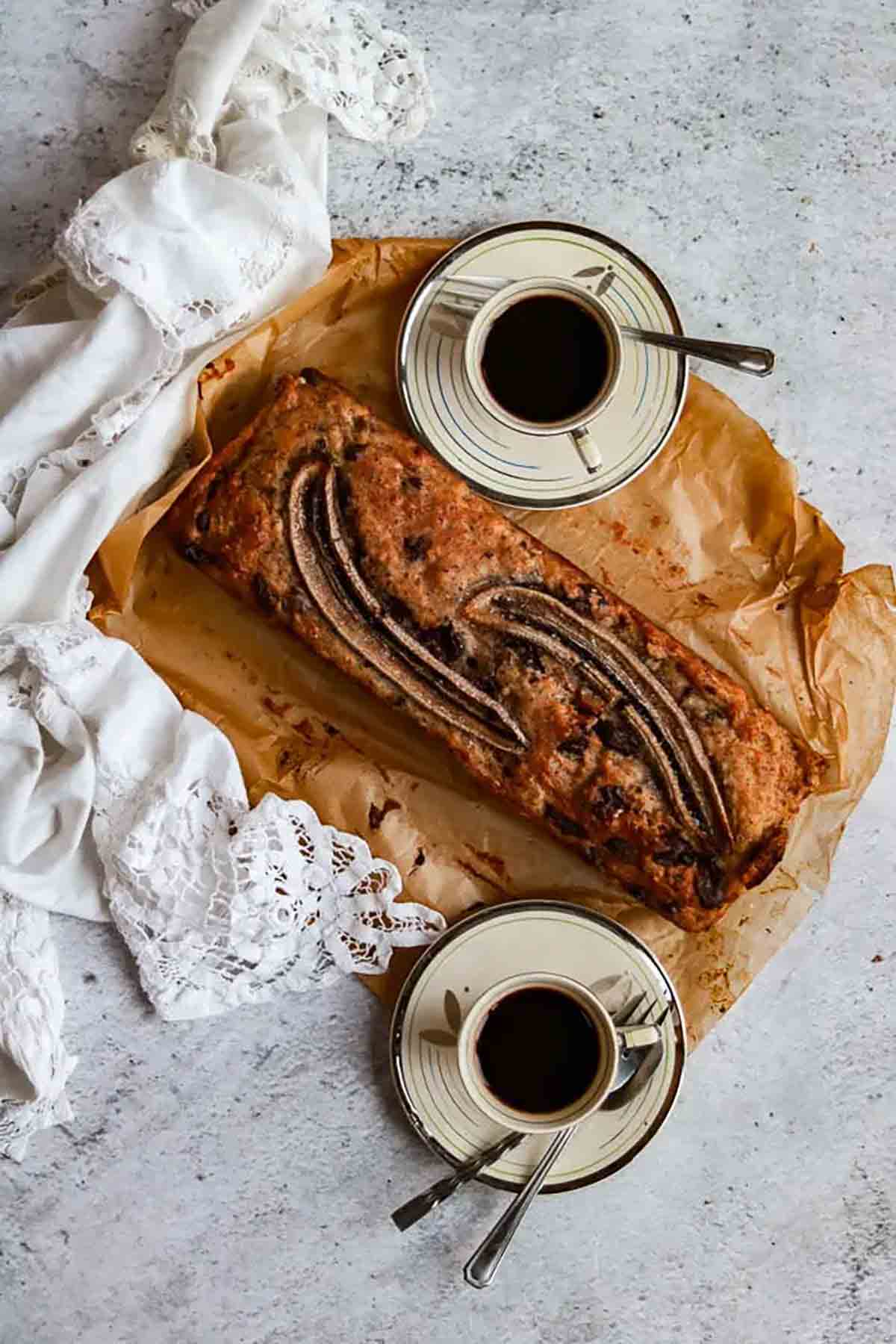 Vegan Date Chocolate Banana Bread