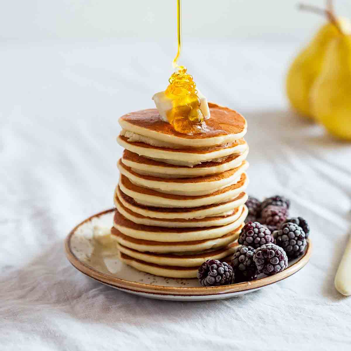 Why Are My Vegan Pancakes Gummy Stack Of Simple Pancakes