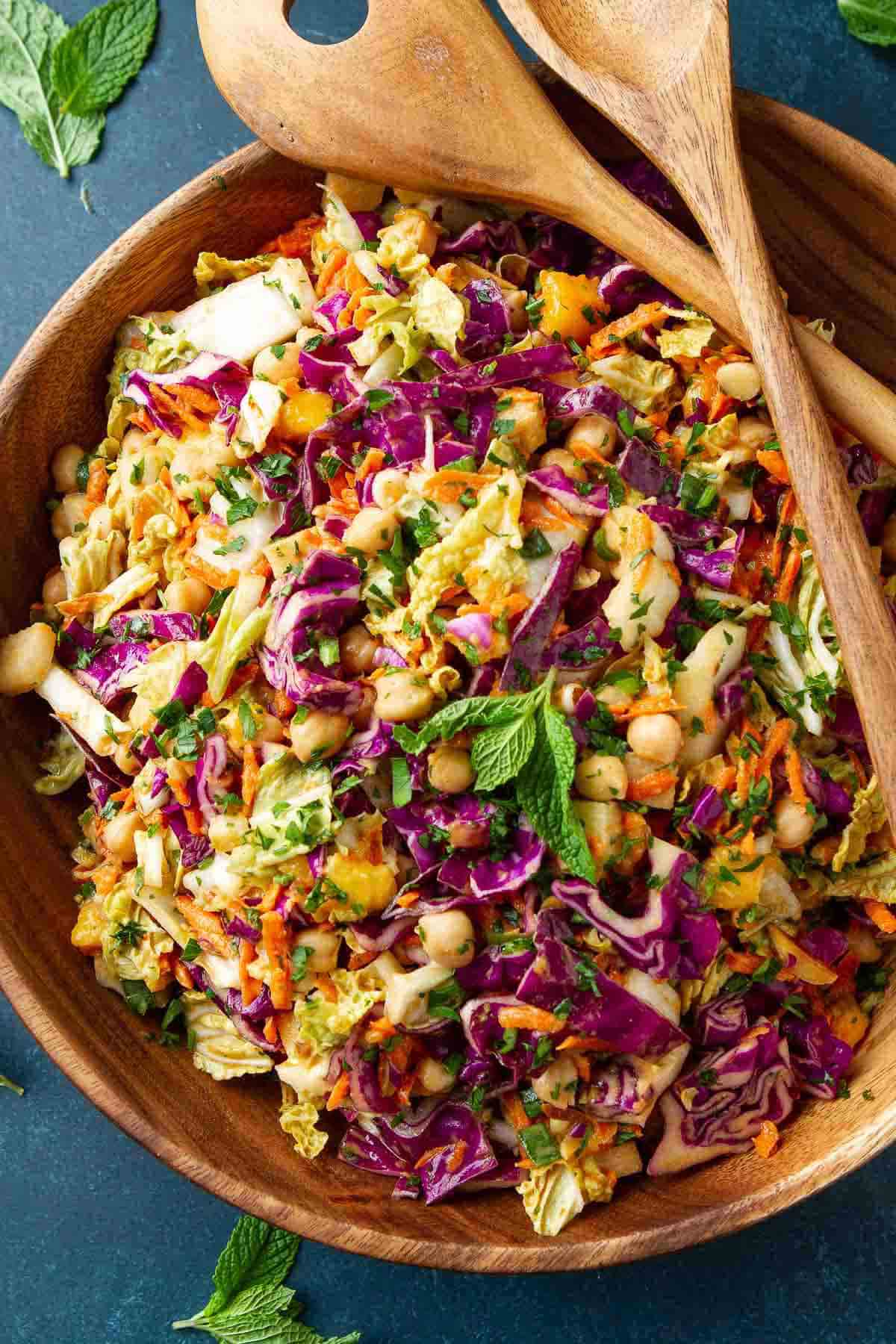 Thai Peanut Salad For Vegan Potluck