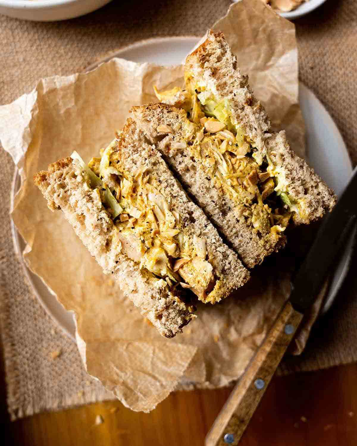 Vegan Coronation Chicken