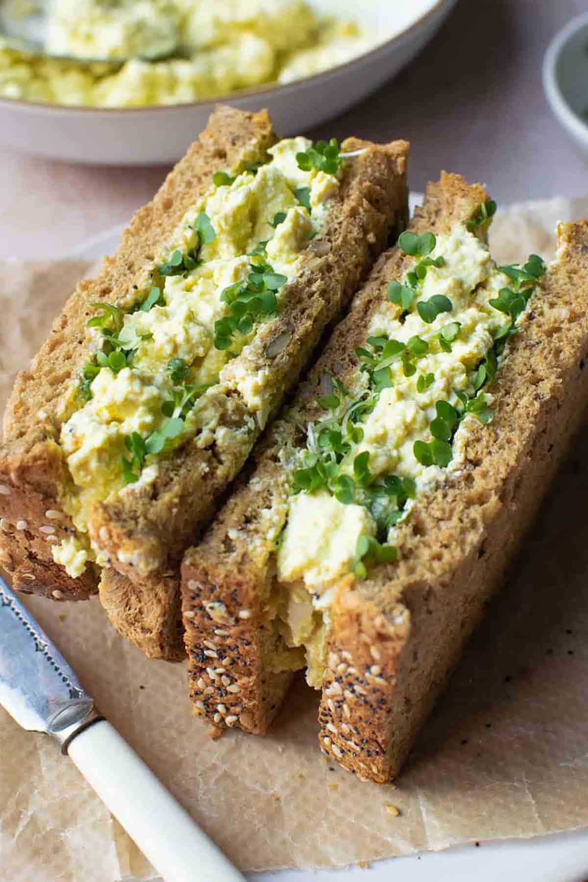 Vegan Egg Mayo Sandwiches