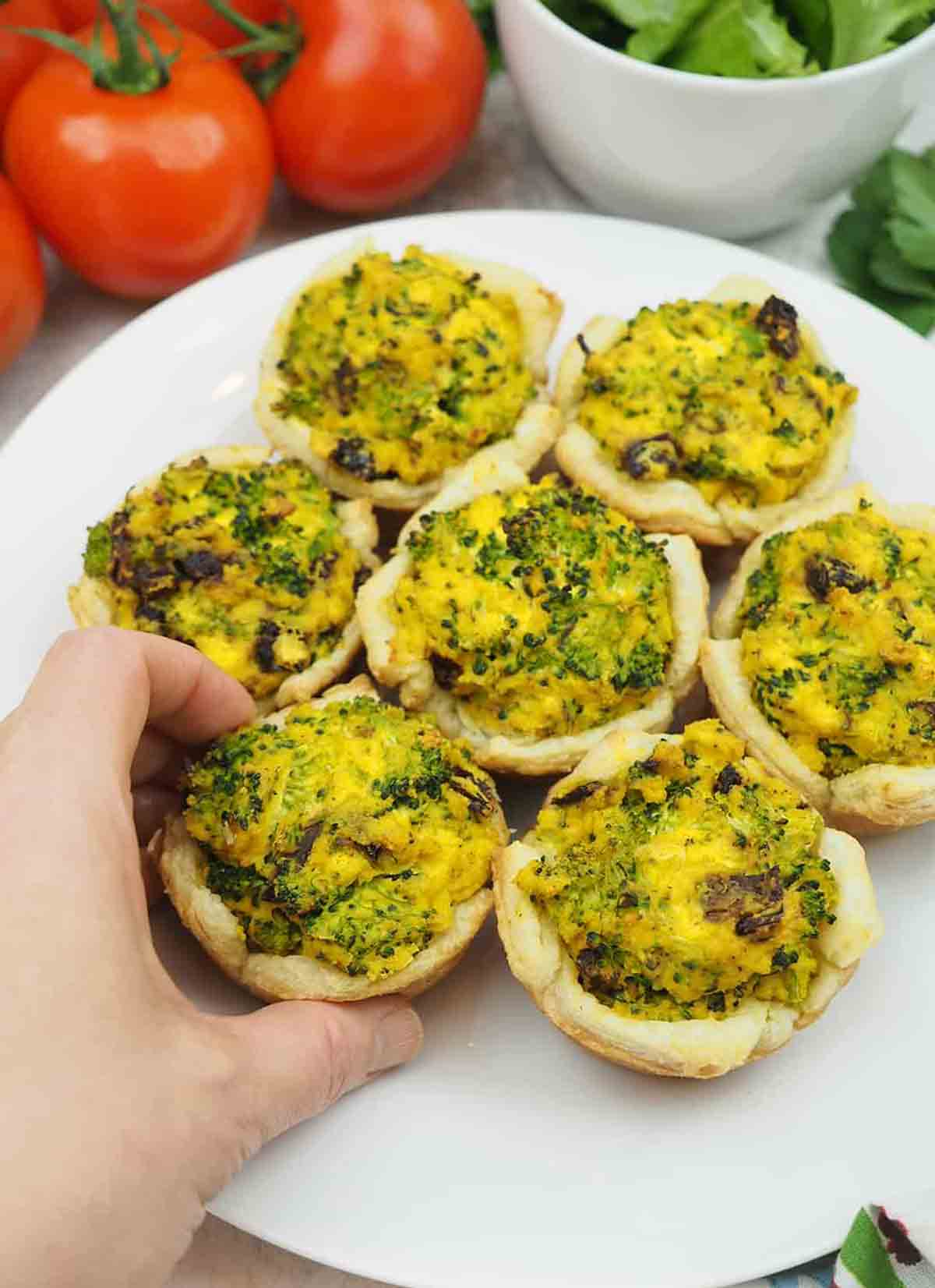 Broccoli Quiche Cups