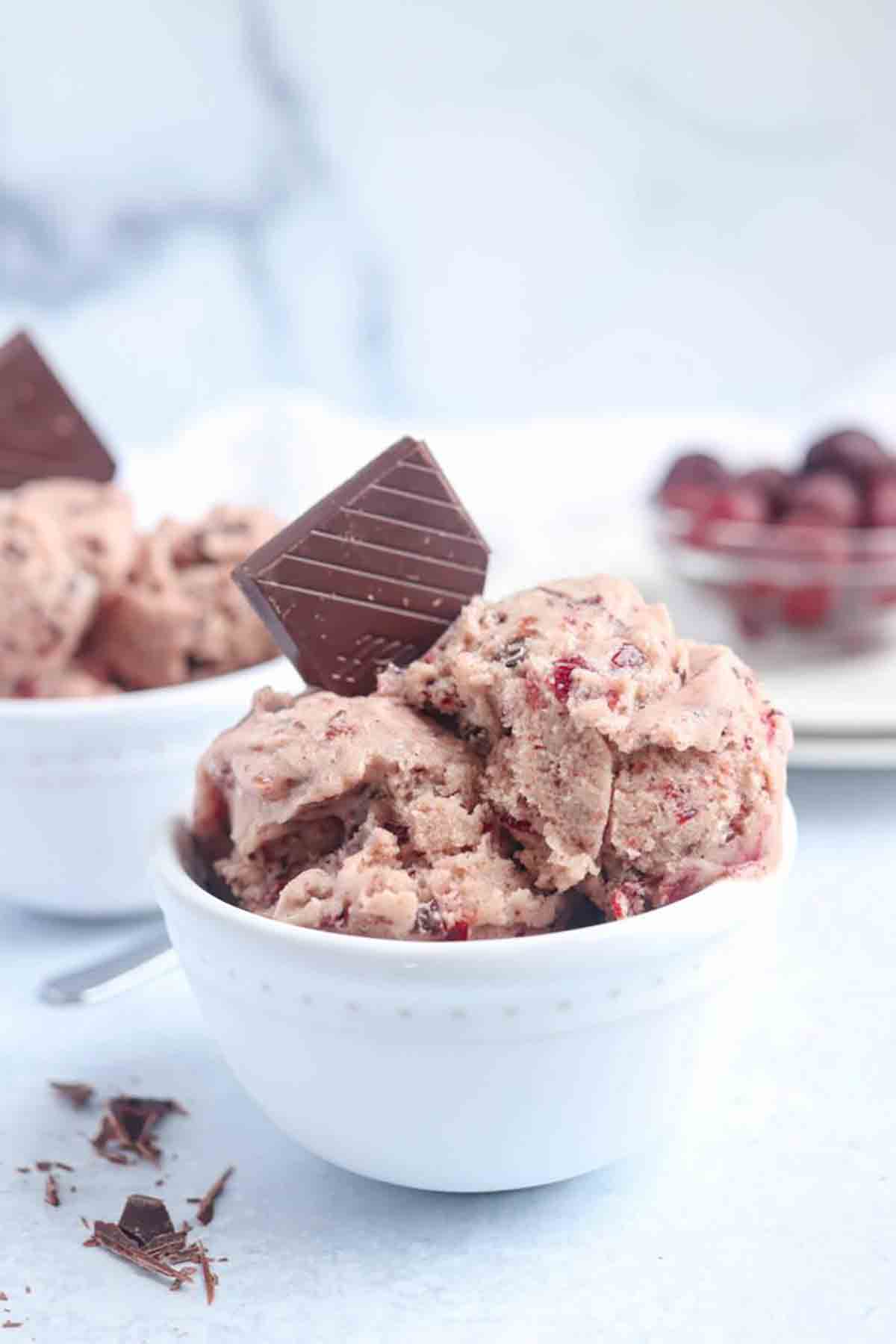 Chocolate Cherry Vegan Nice Cream