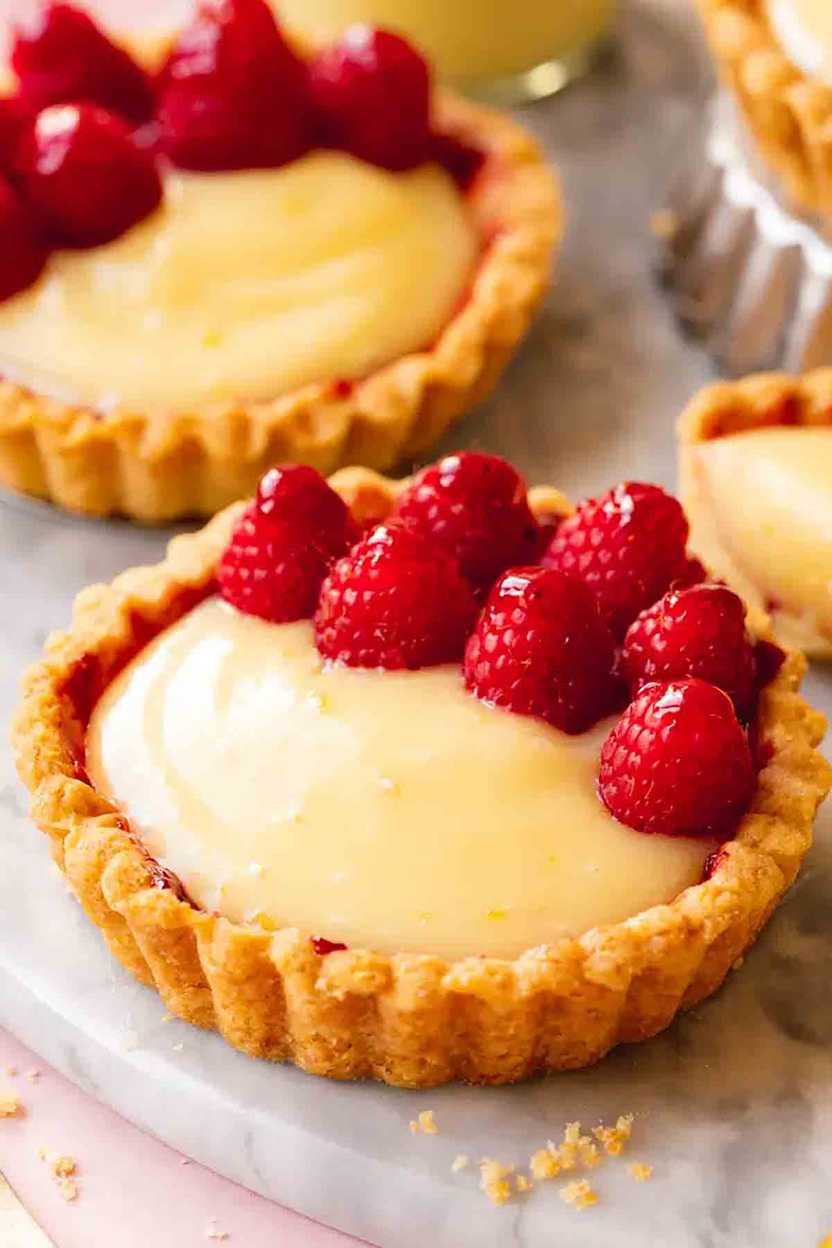 Dairy Free Lemon Tartlets