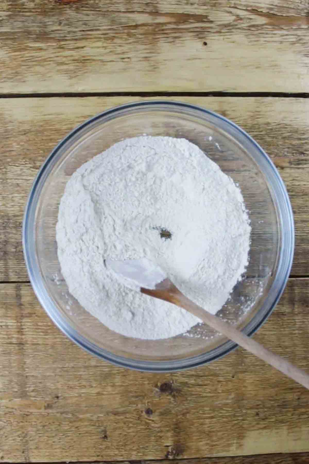 Dry Mixture In A Bowl