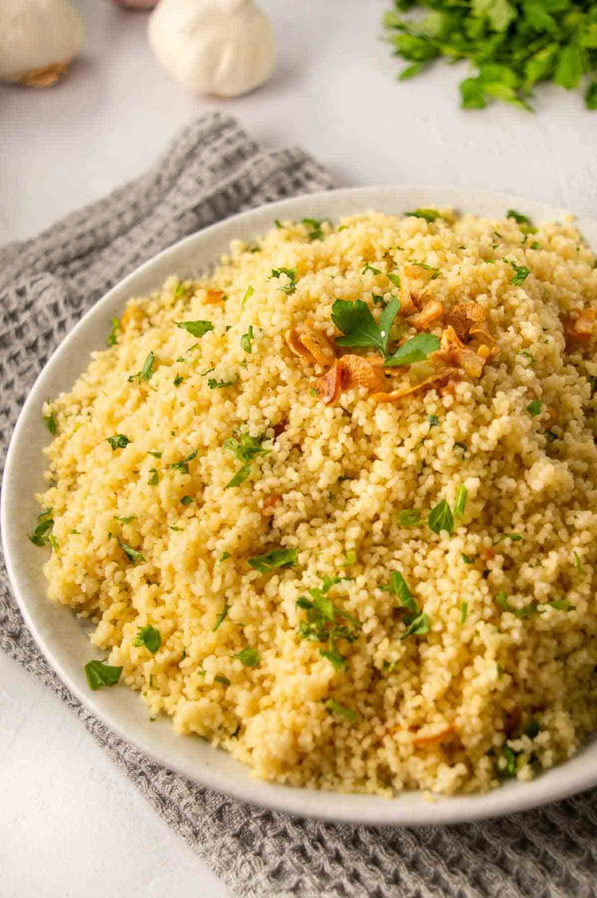 Garlic Couscous Recipe